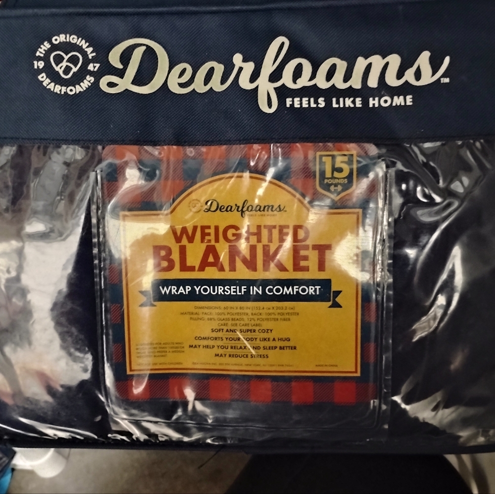 Dearfoam weighted twin blanket